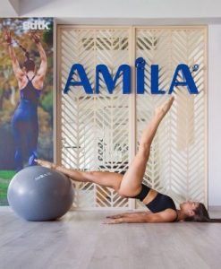 Μπάλα γυμναστικής AMILA 75 cm - Γκρι, χωρίς αντλία — Dias Sport Гимнастическа топка - 75 см-1
