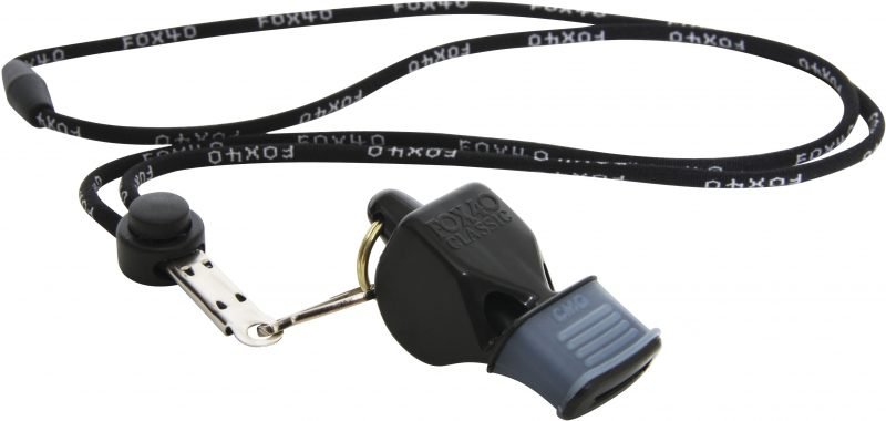 Свирка FOX40 Classic CMG Official-черен — Dias Sport Свирка FOX40 Classic CMG Official с връзка-пластмаса