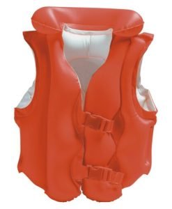 Надуваем елек Intex Deluxe Swim Vest