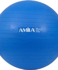 μπάλα-γυμναστικής-pilates-amila-55-cm — Dias Sport Топка за гимнастика и пилатес - 55 см-синя