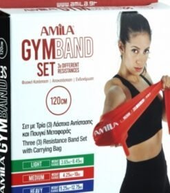Σετ Λάστιχα Γυμναστικής AMILA GymBand 1,2 m 3 τεμ. — Dias Sport Комплект ластици AMILA