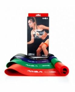 Σετ Ελαστικών Αντίστασης AMILA Rubber Loop Band 4 τεμ. — Dias Sport Комплект ластици Rubber Loop BAND - 4 бр.-1