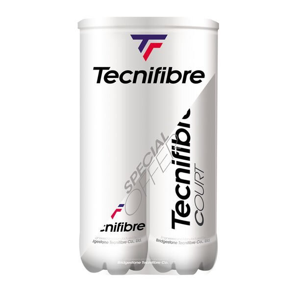 Μπάλες τένις Tecnifibre COURT BIPACK X4 — Dias Sport кашон тенис топки 18 двойни кутии по 4