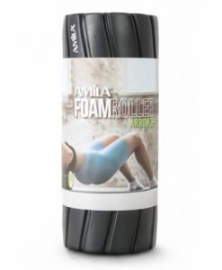 Релефен ролер от пяна AMILA Foam Roller Arrow Φ14x33cm, черно/лайм — Dias Sport Релефен ролер от пяна