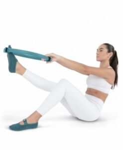 Чорапи за йога и пилатес AMILA Trinity Bellulu - синьо-зелени — Dias Sport