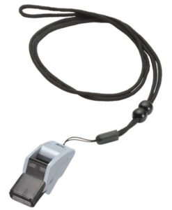 Съдийска свирка за баскетбол Molten с връзка - цвят сив