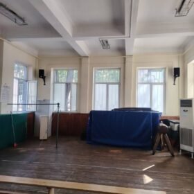 Монтаж на предпазна мрежа във физкултурен салон – завършен обект от Диас Спорт — Dias Sport