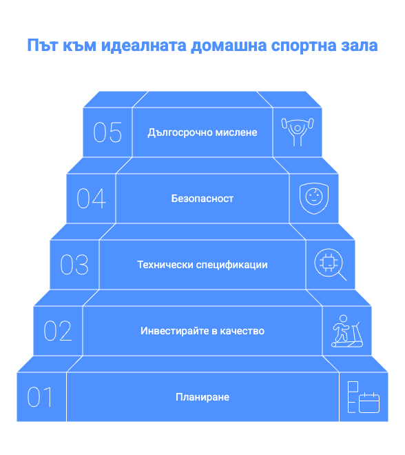 Как да създадете идеалната домашна спортна зала - експертен гид — Dias Sport Път към идеалната домашна спортна зала