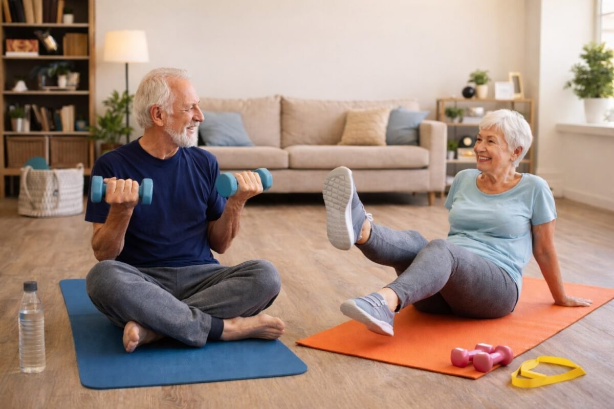 Домашни тренировки за пенсионери: безопасно започване след 60 — Dias Sport