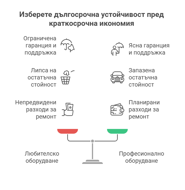 Професионална или любителска екипировка – има ли наистина разлика? — Dias Sport Изберете дългосрочна устойчивост пред краткосрочна икономия