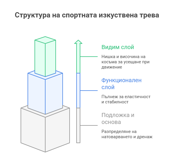 Как да изберем изкуствена трева за спортно игрище - пълно ръководство за родители — Dias Sport Структура на спортната изкуствена трева